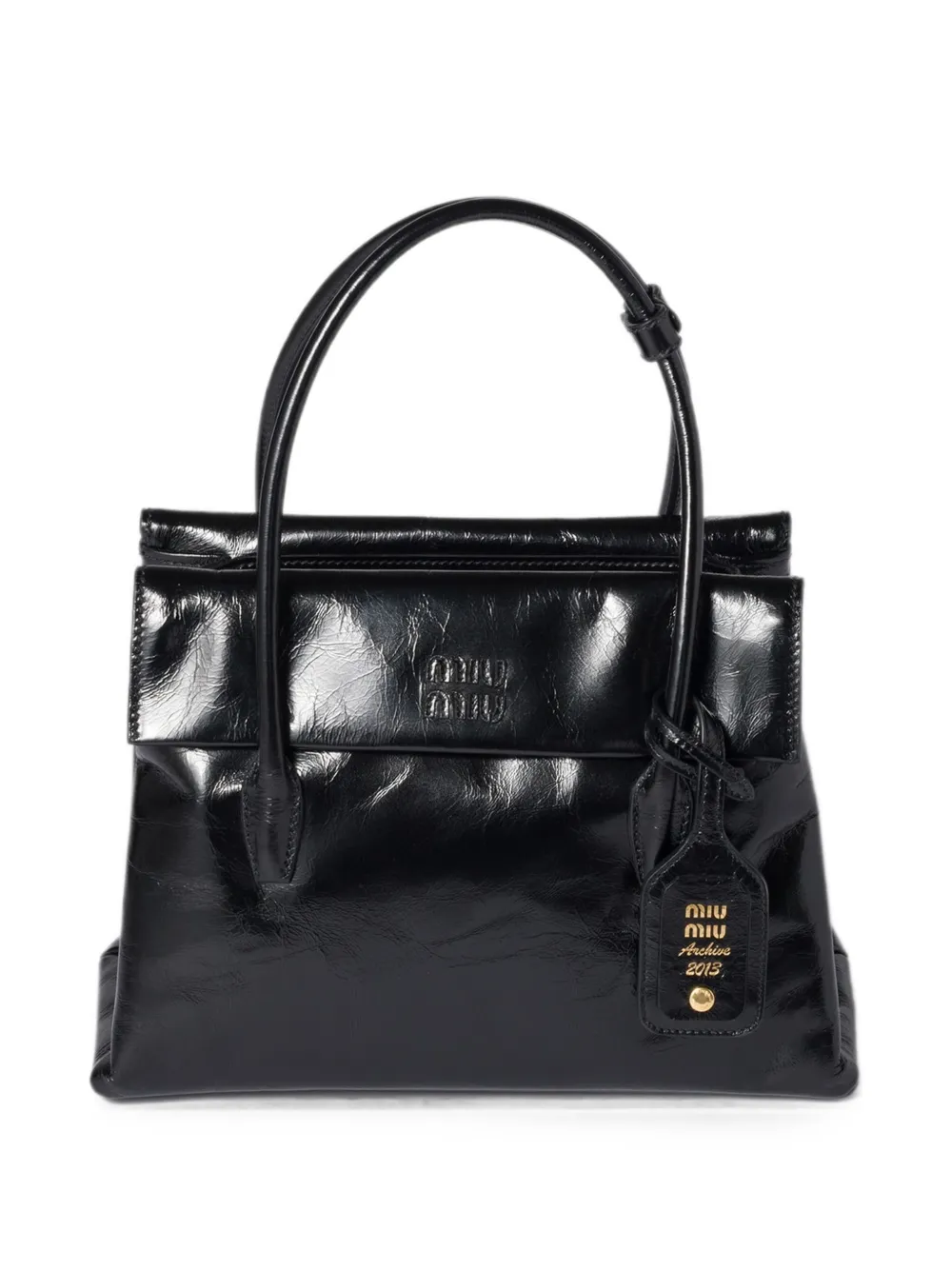 Miu Miu Borsa tote Solitaire - Nero