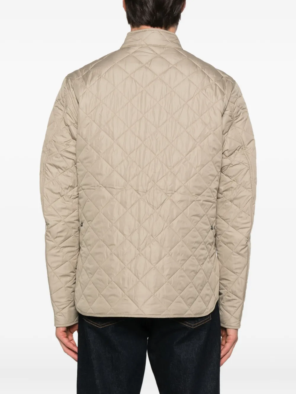 Barbour Lowerdale diamond-quilted jacket Beige