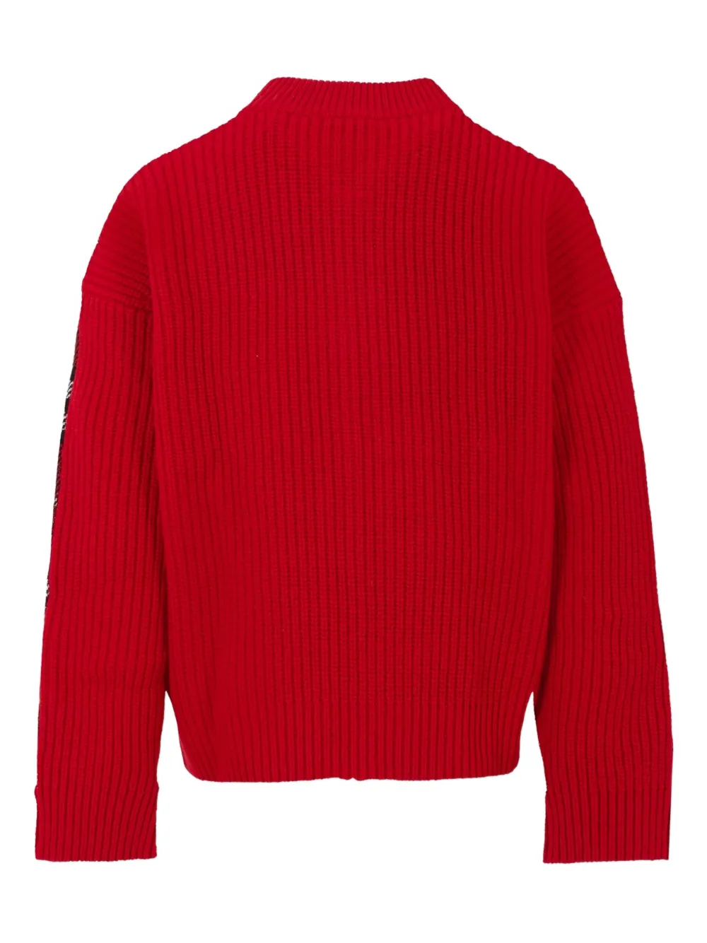 Burberry Kids checked zip-up bomber jacket Rood