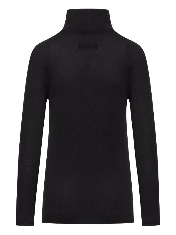 Roberto Collina タートルネック カシミアセーター | ブラック