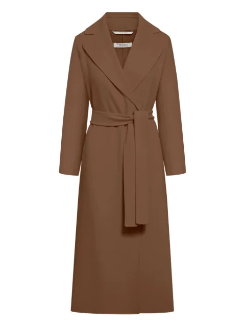 'S Max Mara Gewickelter Mantel mit Gürtel