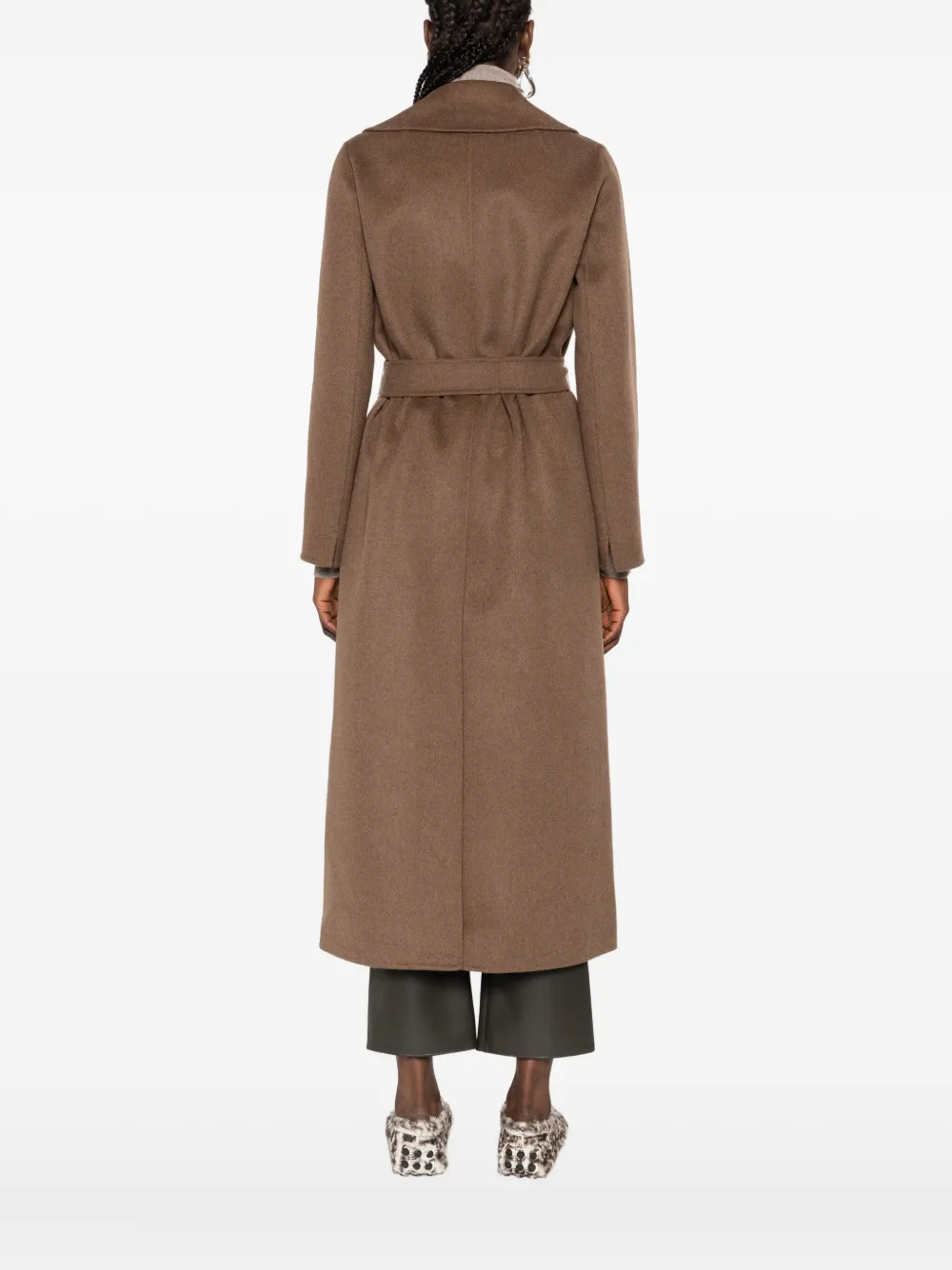 'S Max Mara Wikkeljas met ceintuur Bruin