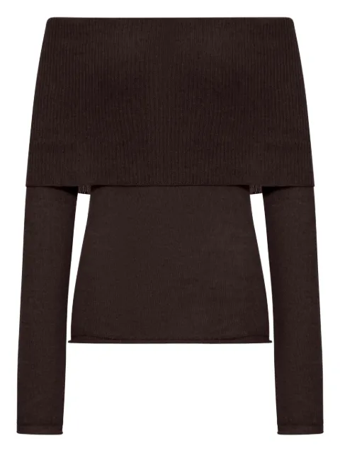 Roberto Collina boat-neck ribbed sweater