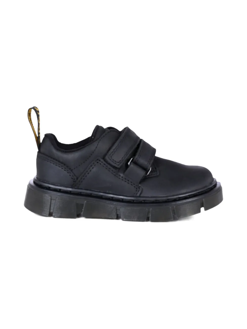 Dr. Martens Kids Raffe double-strap leather loafers Black