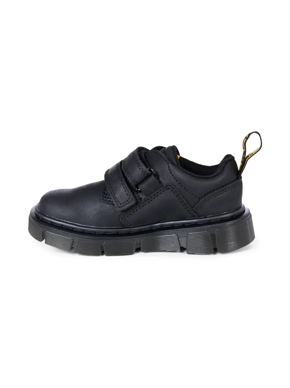 Dr. Martens Kids Raffe double-strap leather loafers Black