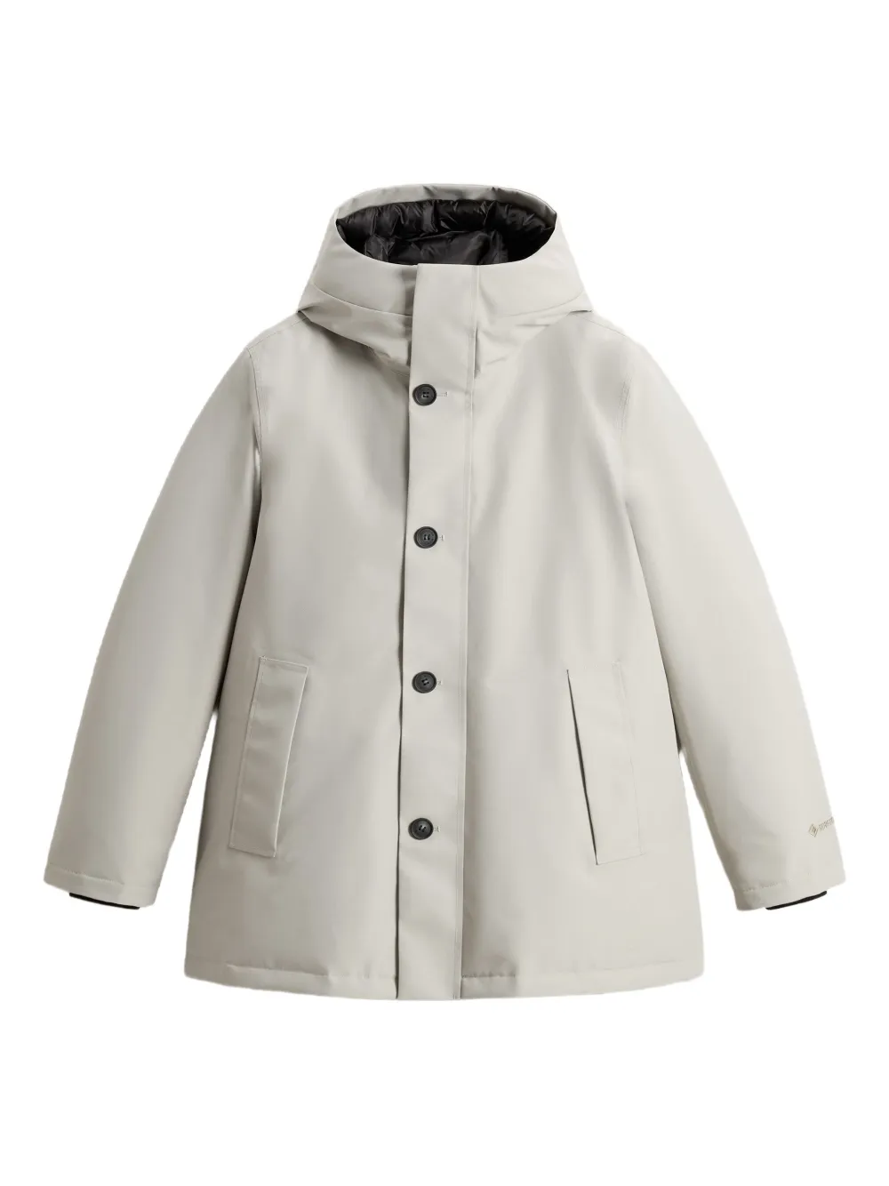 Woolrich hooded button-fastening parka | Grey | Image 1