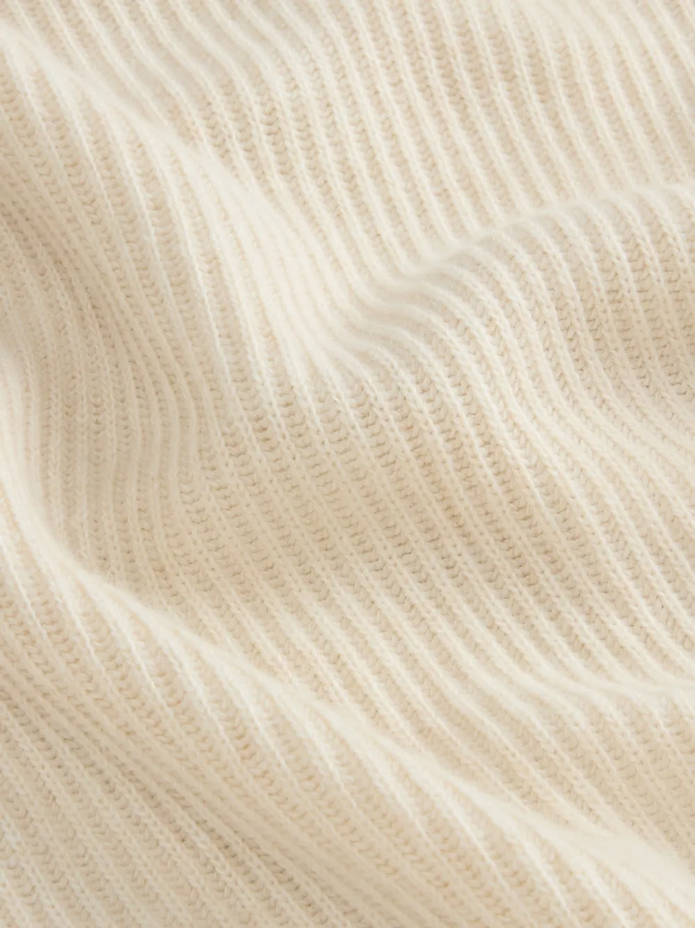 Woolrich Ribbed Half-zip Sweater In Neutral