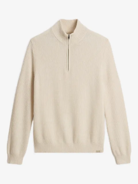 Woolrich ribbed half-zip sweater