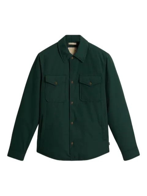Woolrich button-fastening flap-pocket jacket