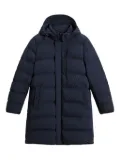 Woolrich hooded puffer coat - Blue