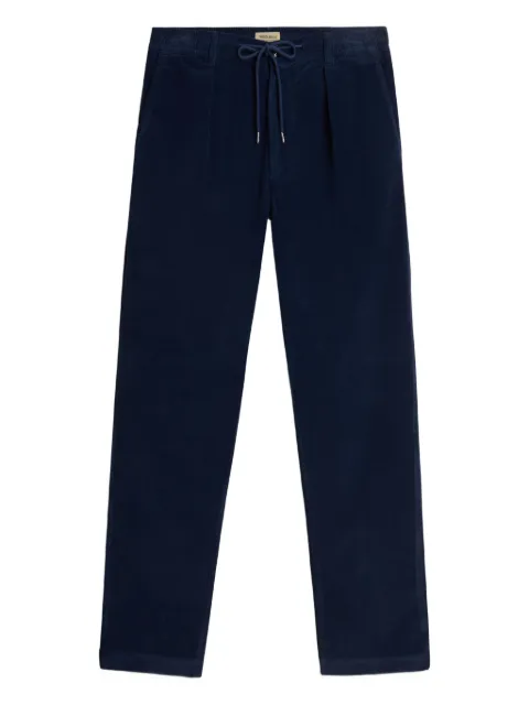 Woolrich pantalones plisados con cordones en la pretina