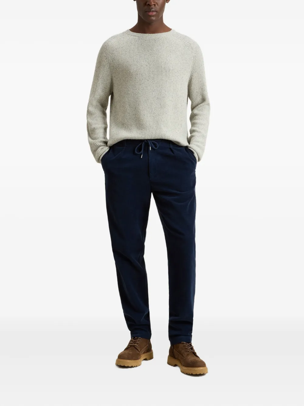 Woolrich Broek met trekkoord - Blauw
