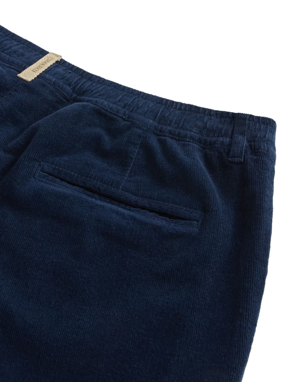 Woolrich Pleated Drawstring Trousers In Blue