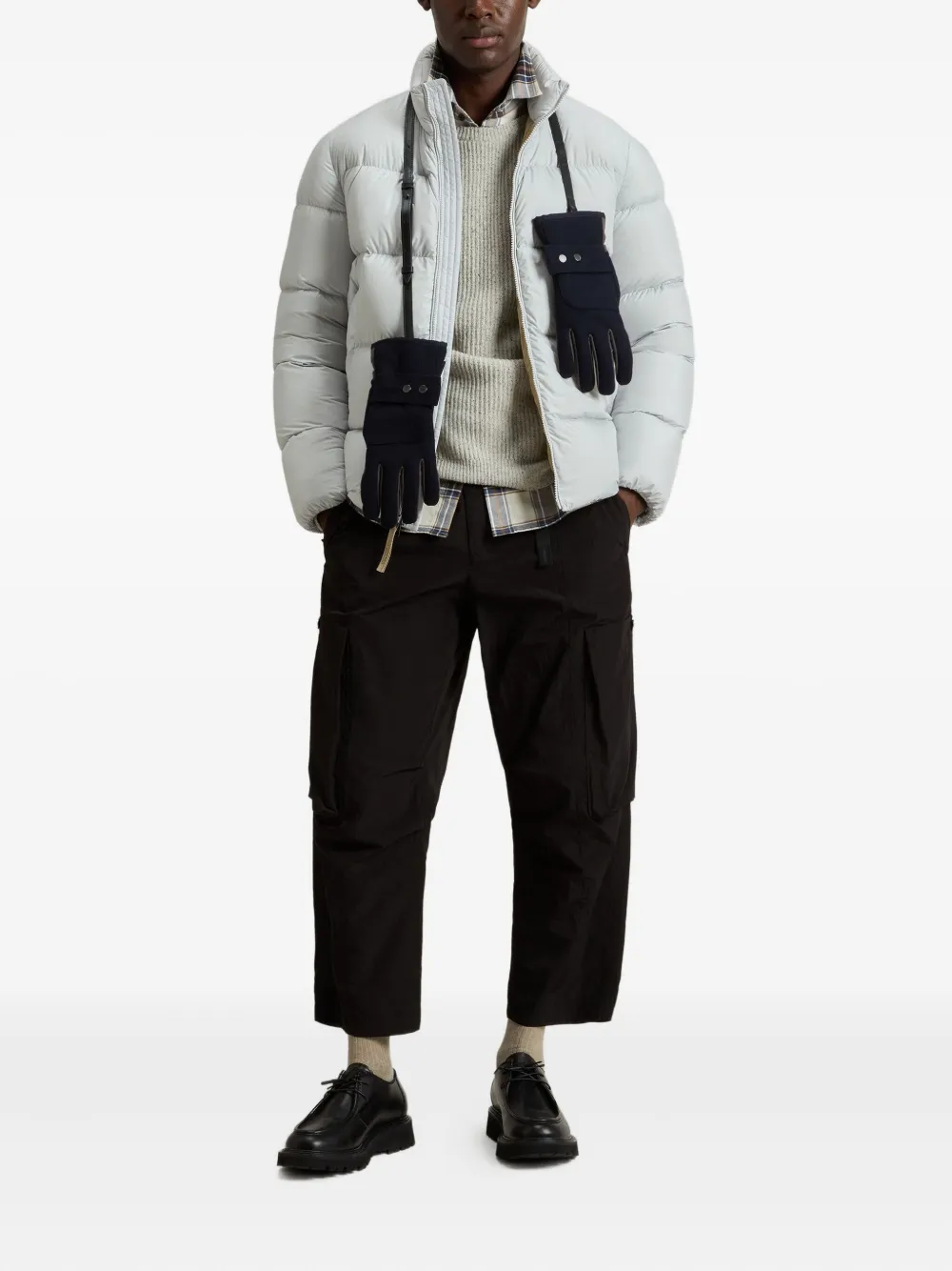 Woolrich quilted puffer jacket Blauw