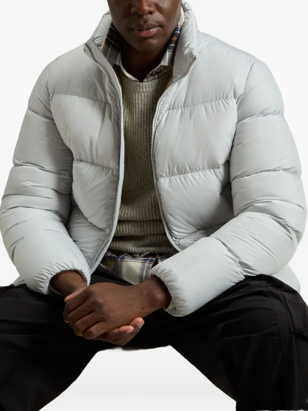 Woolrich quilted puffer jacket Blauw