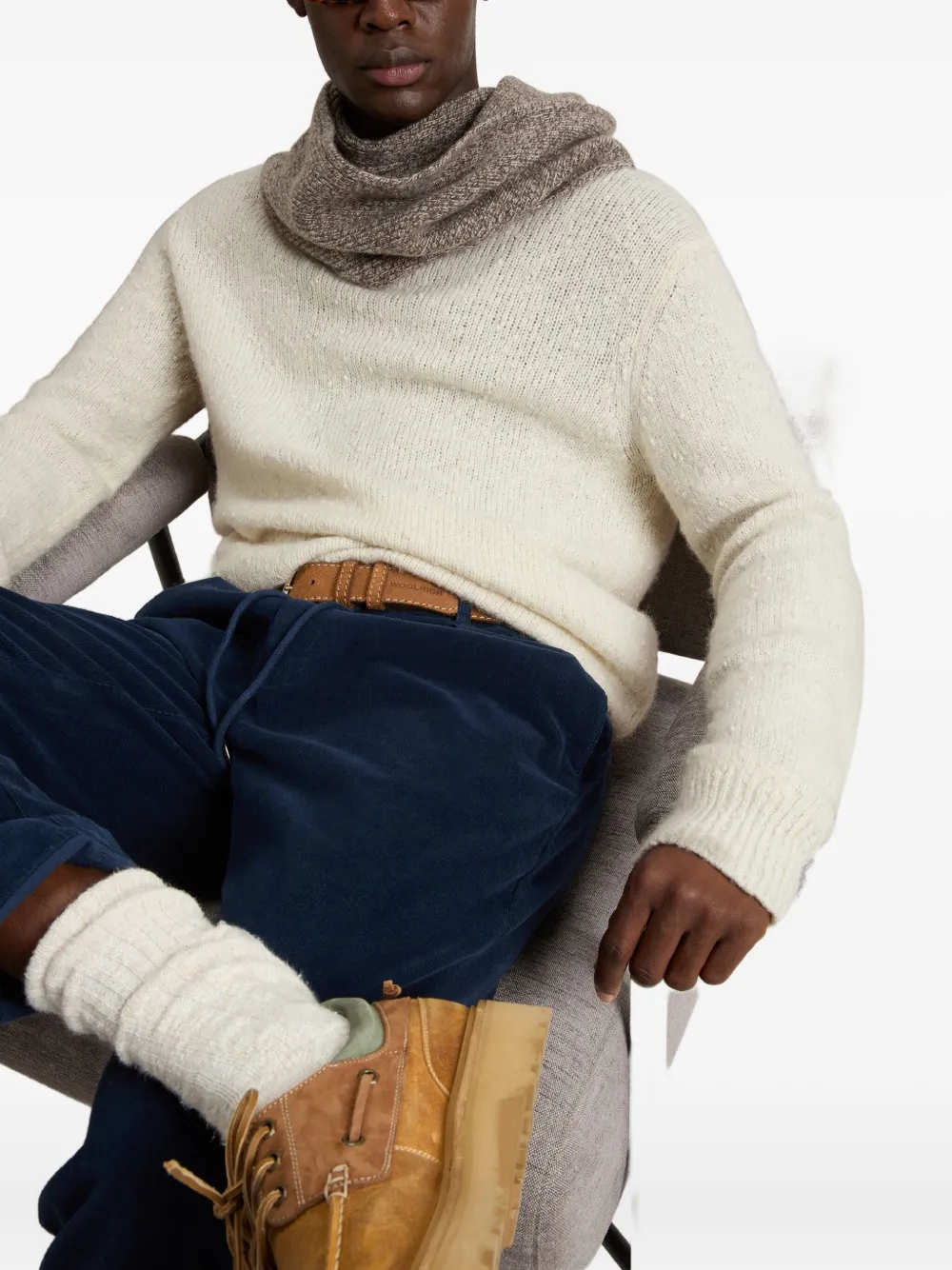 Woolrich Crew-neck Sweater In Neutral