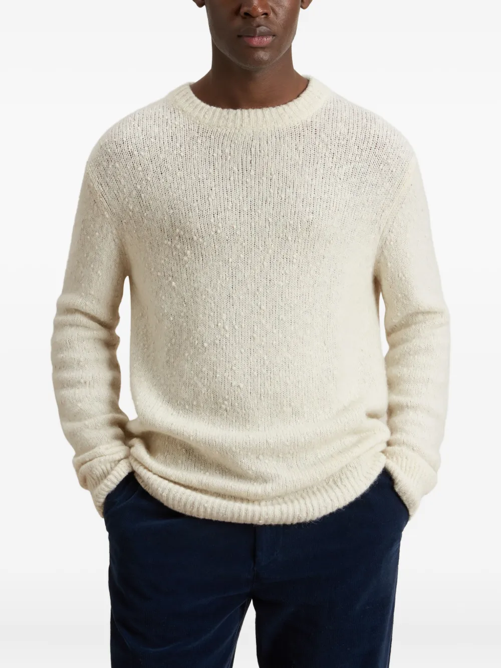 Woolrich Crew-neck Sweater In Neutral