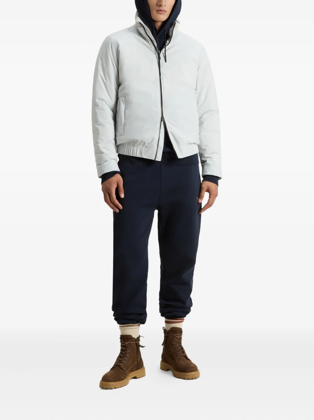 Woolrich quilted zip-front bomber jacket | Down Coats | Image 2
