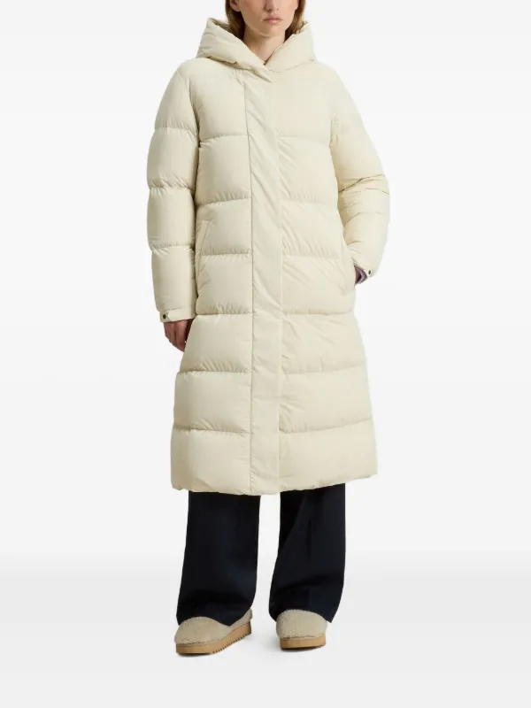 Woolrich Cloud Madison Hooded Quilted Coat | White | FARFETCH Woolrich Cloud Madison Hooded Quilted Coat | White | FARFETCH
