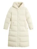 Woolrich Cloud Madison hooded quilted coat - White