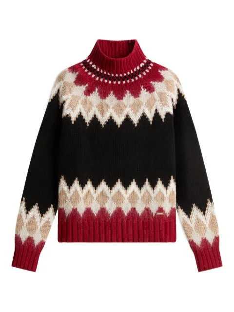 Woolrich Fair Isle patterned crew-neck sweater