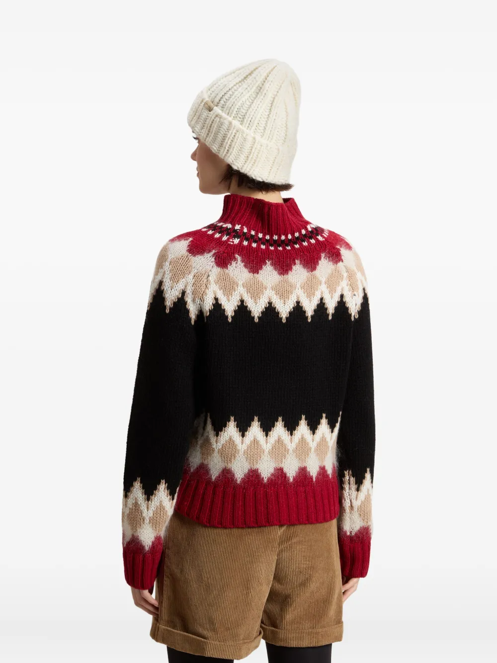 Woolrich Fair Isle Patterned Crew-neck Sweater In Multi