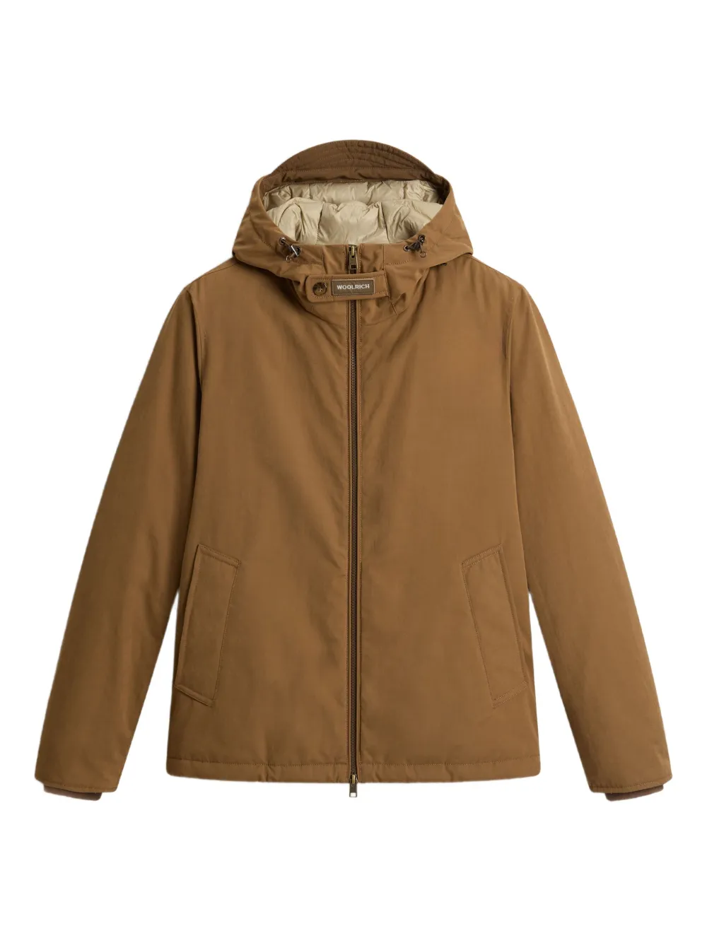 hooded padded jacket