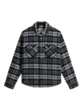 Woolrich check wool shirt - Black