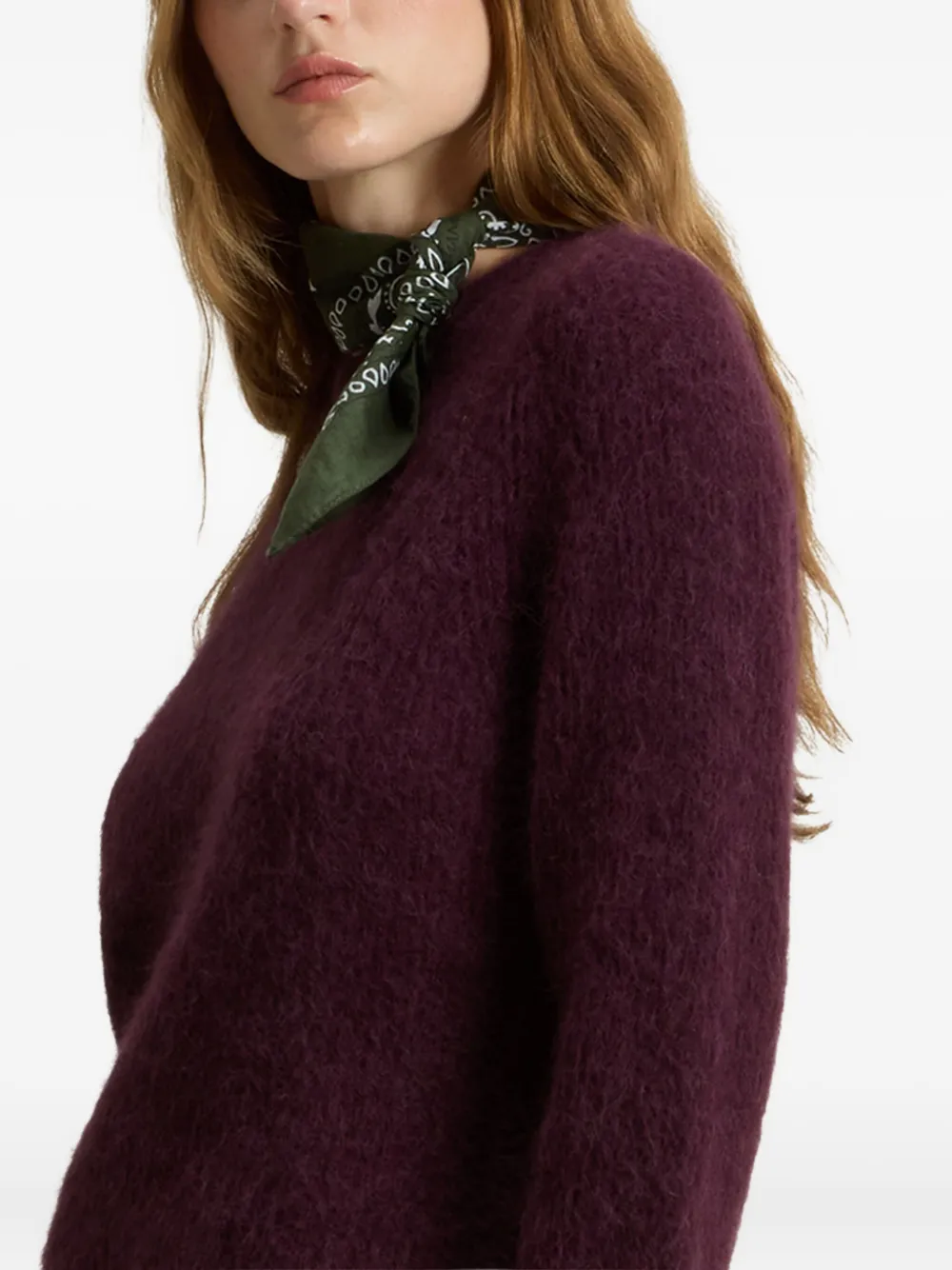 Woolrich Crew-neck Sweater In Purple