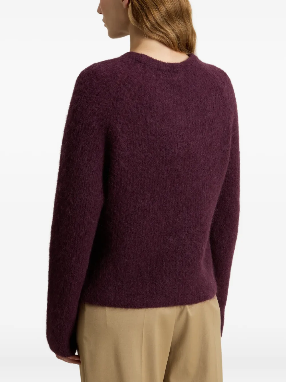 Woolrich Crew-neck Sweater In Purple