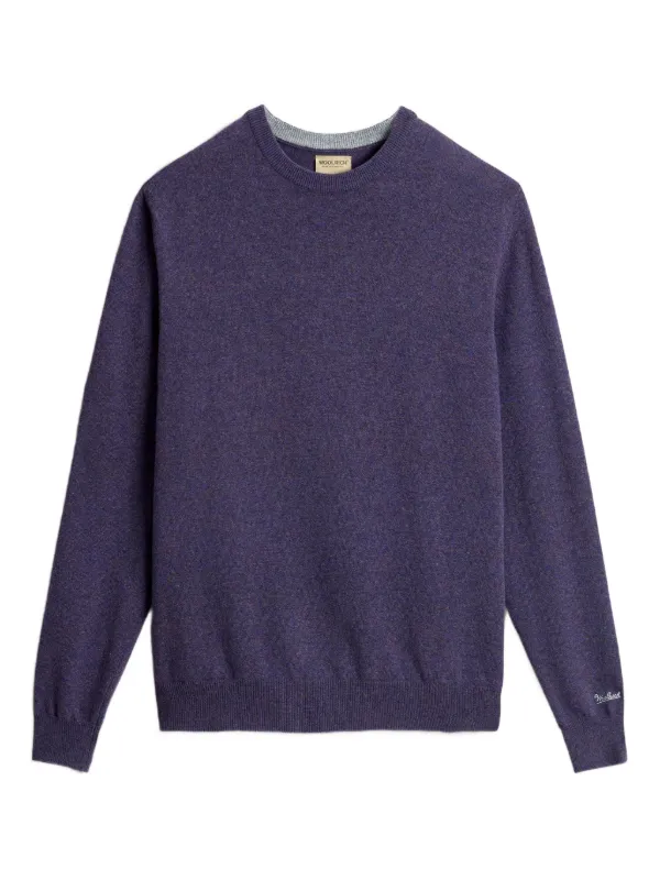 ブリーフィング　クルーネックセーター　パープル系 Woolrich クルーネック セーター | パープル | FARFETCH JP