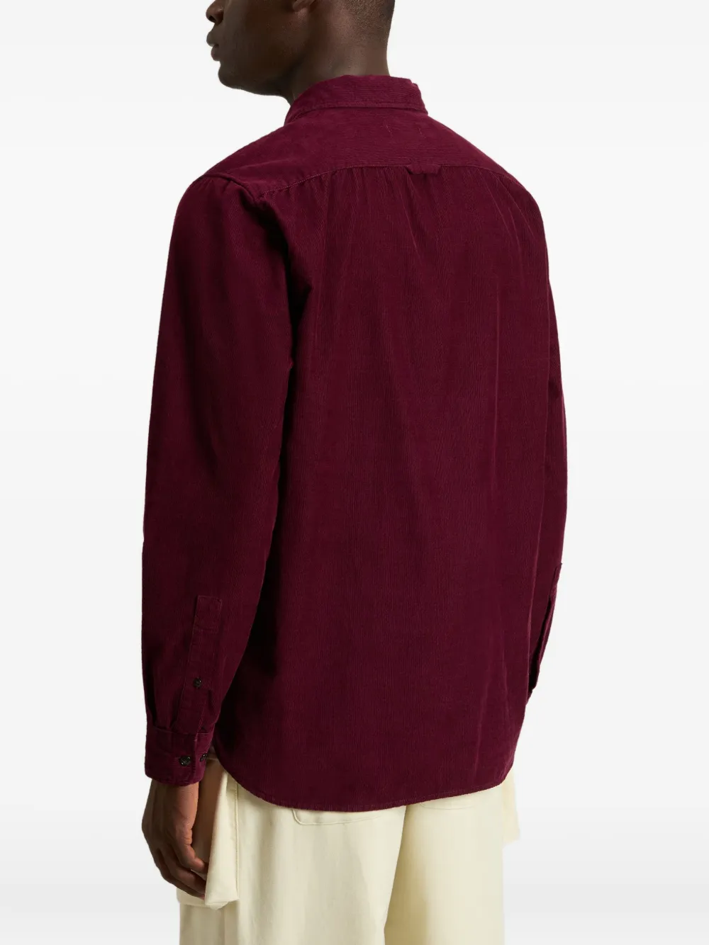 Woolrich Mackey Shirt In Burgundy