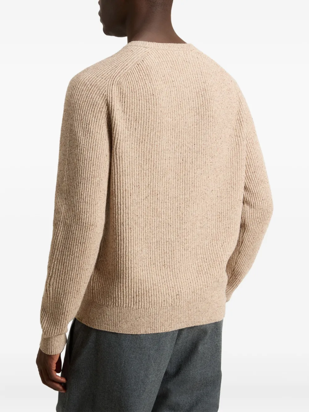 Woolrich Ribgebreide trui Beige