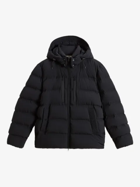 Woolrich stretch hooded puffer jacket