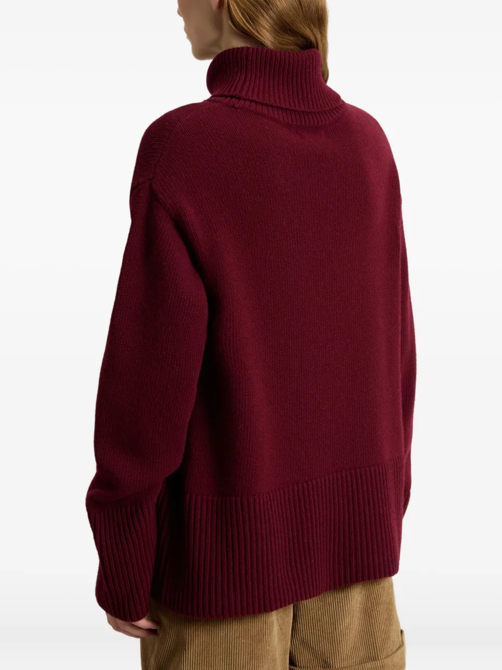 Woolrich Geribbelde coltrui Rood