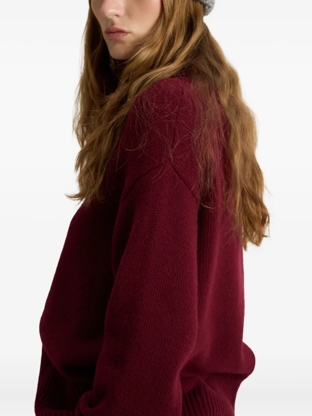 Woolrich Geribbelde coltrui Rood