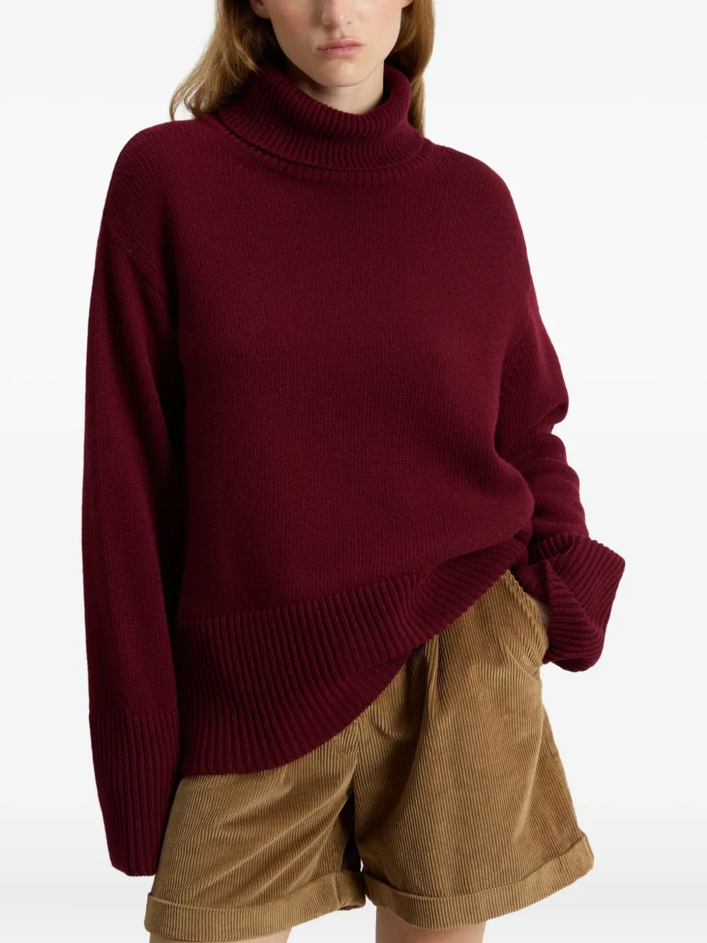 Woolrich Geribbelde coltrui Rood