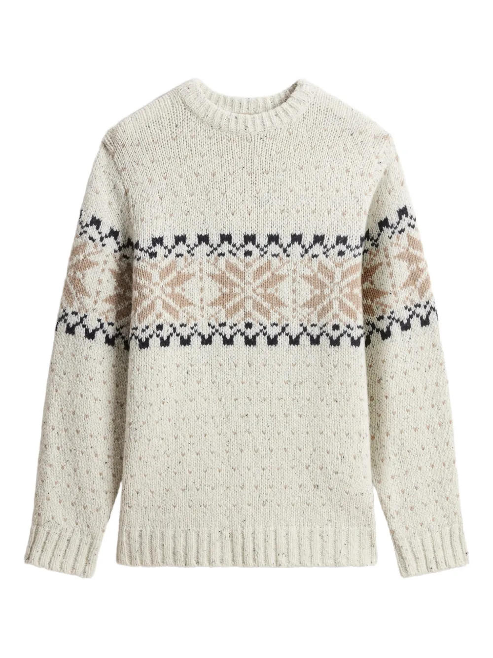 Woolrich pull Fair Isle | tons neutres | Image 1