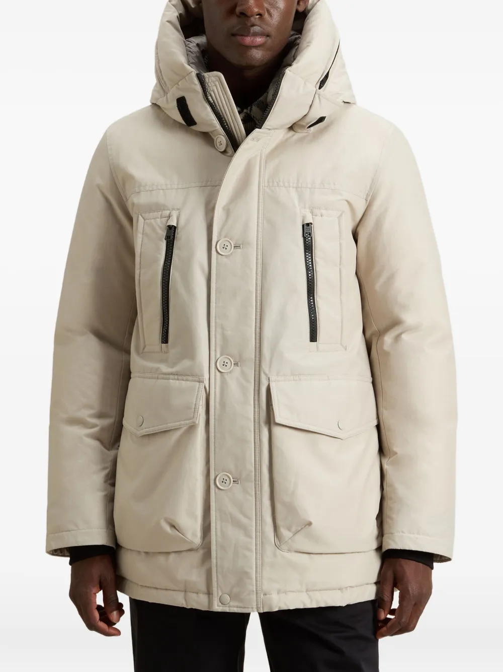 Woolrich Jack met capuchon Beige