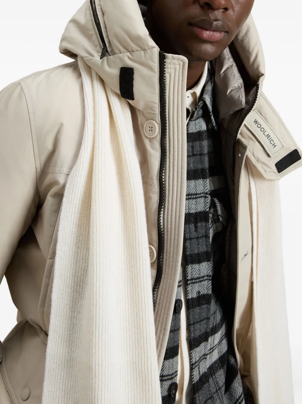 Woolrich Jack met capuchon Beige