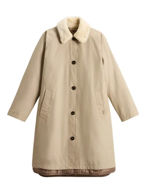 Woolrich faux-fur collar coat