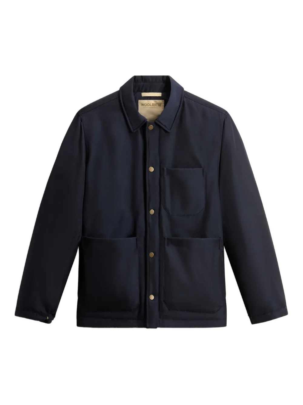 Woolrich button-fastening patch-pocket jacket | Blue | Image 1