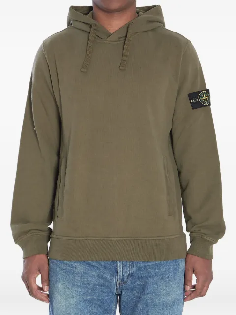 Stone Island kangaroo-pocket hoodie 