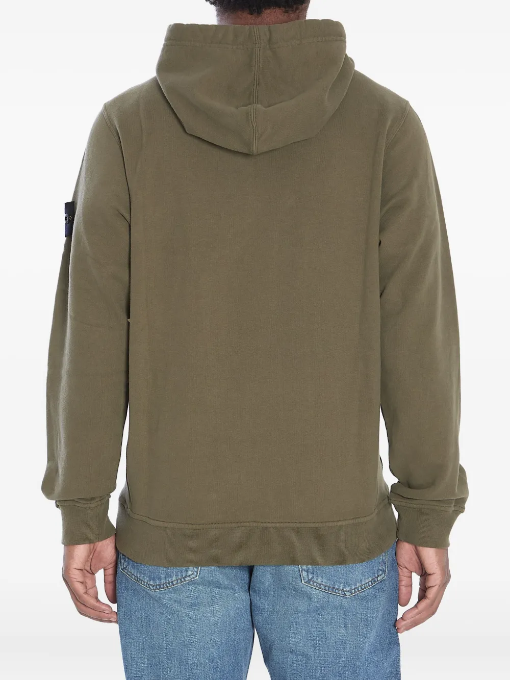 Stone Island kangaroo-pocket hoodie Groen