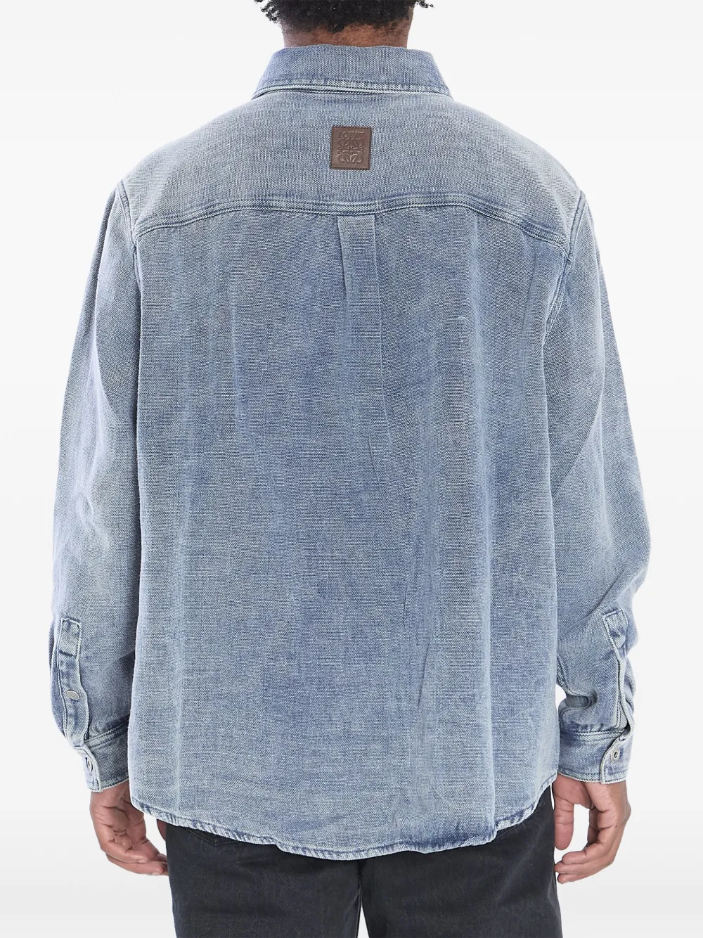 LOEWE long-sleeve denim shirt - Blauw