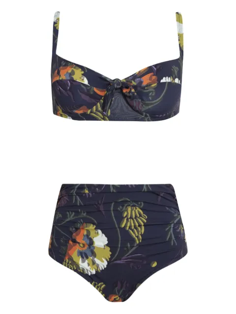 Brigitte floral-print bikini