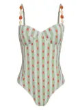 Brigitte Maithe printed swimsuit - Green