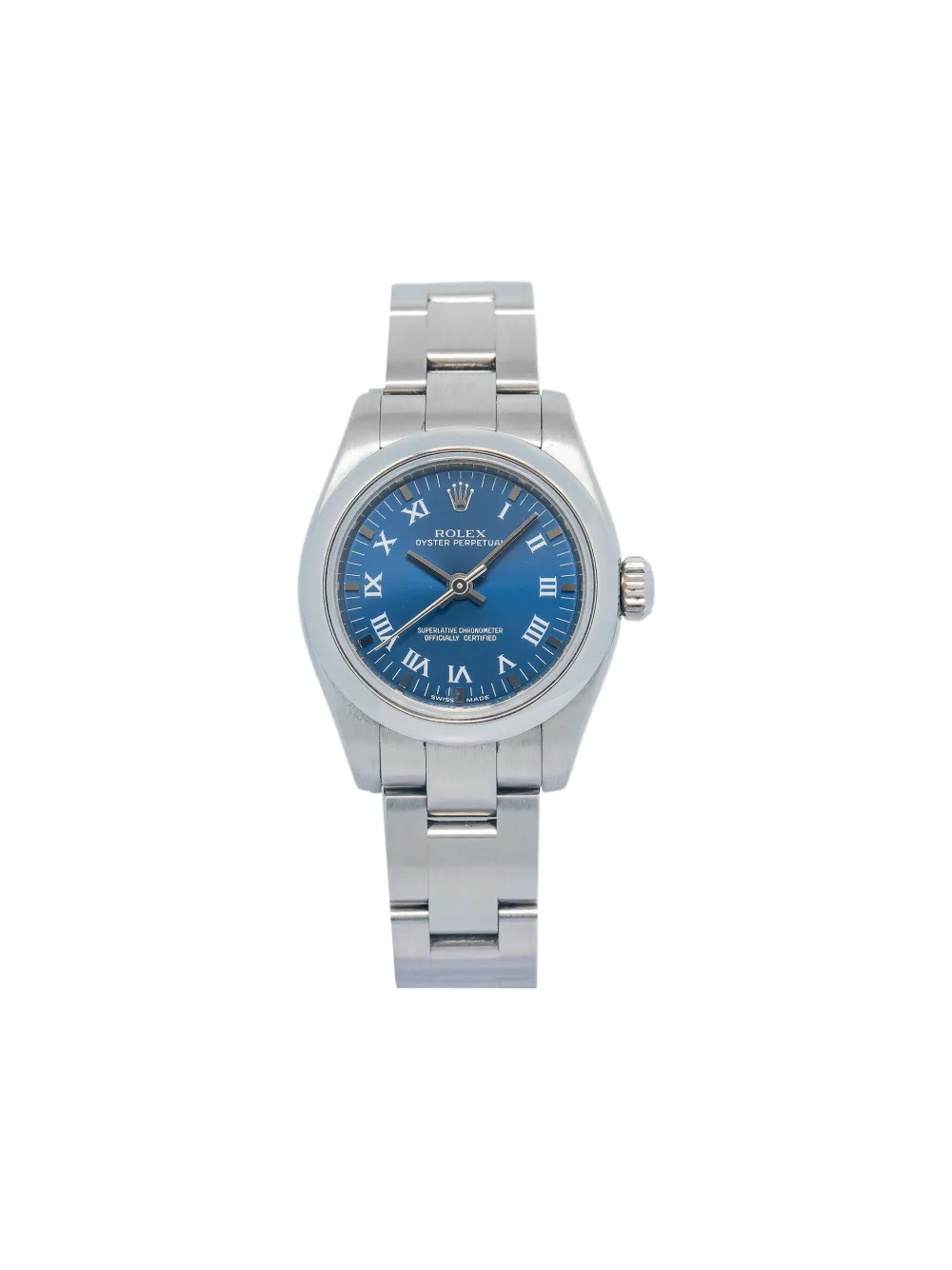 Rolex Oyster Perpetual Roman 26mm - Blu