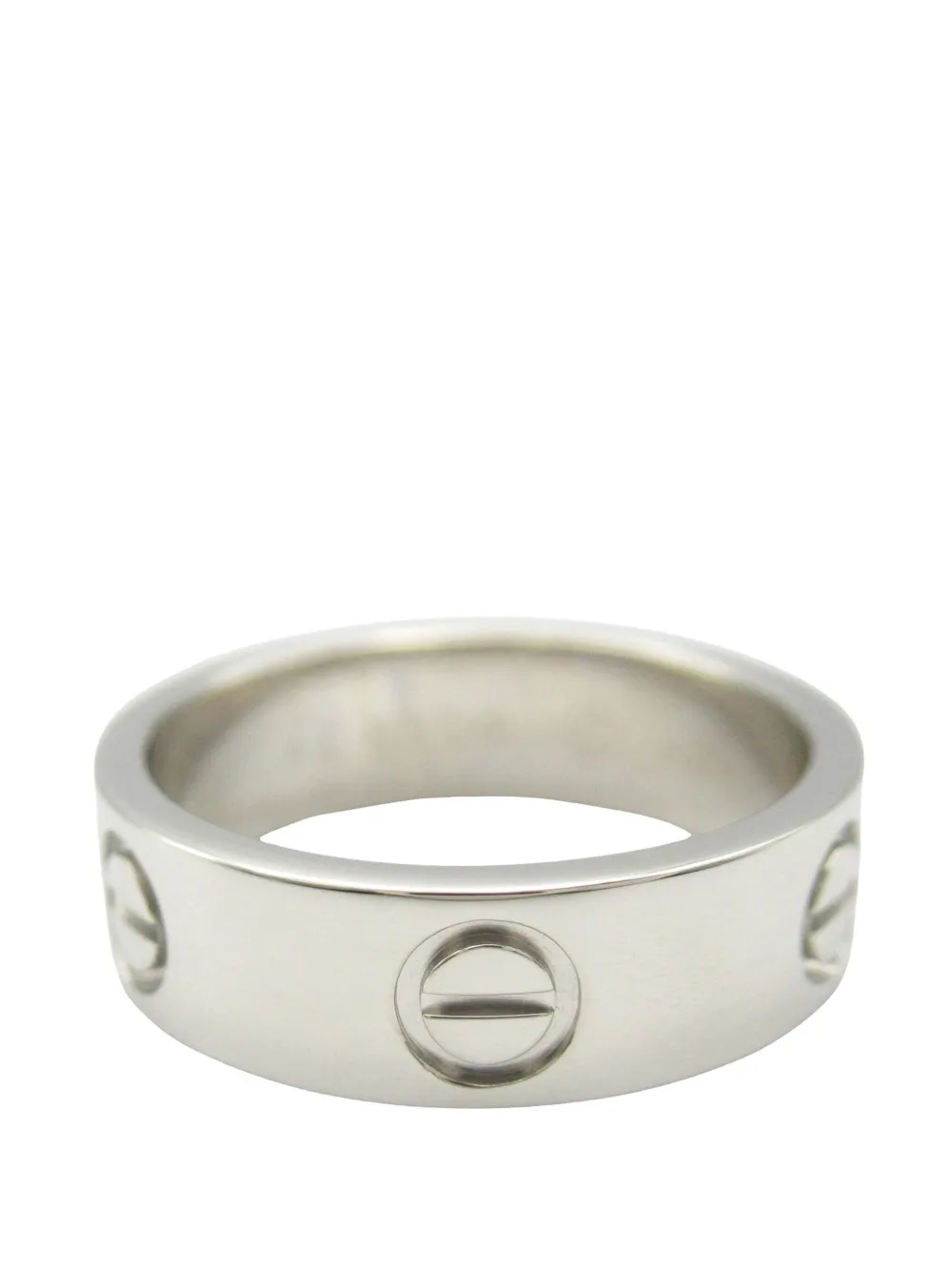 Cartier 2001 Classic Love リング プラチナ - シルバートーン Cartier 2001 Classic Love リング プラチナ - シルバートーン