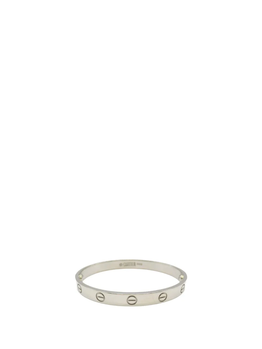 Cartier 1993 Classic Love ブレスレット 18Kホワイトゴールド - シルバートーン Cartier 1993 Classic Love ブレスレット 18Kホワイトゴールド - シルバートーン